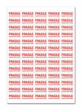 650+ - FRAGILE - Handle With Care Labels Small Stickers