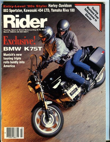 Rider magazine march 1986 - rider,