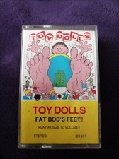 RARE Toy Dolls Fat Bob's Feet VINTAGE CASSETTE TAPE 1991. Punk Sex Pistols 