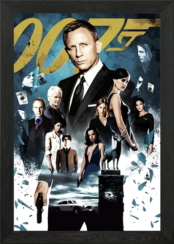 James bond 007 framed - bond, wall