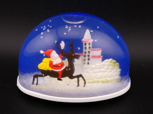 Vintage christmas snow globe - christmas,
