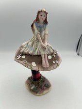 Fairy Sitting On Toadstool -