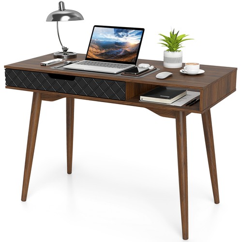Mid century laptop - laptop, desk