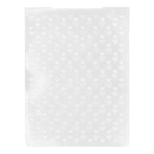 Heart shaped plastic embossing - heart,