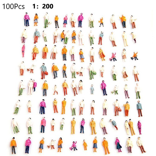 100 pcs miniature model - pcs,