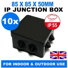 10X CCTV JUNCTION IP BLACK BOX
