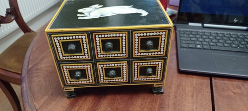 Wooden indian box - box, 6