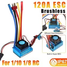 Waterproof Brushless ESC Electric Speed Controller Dust-proof for  RC Car Boat