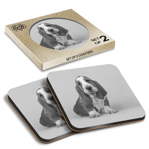 Boxed square coasters bw - 2,
