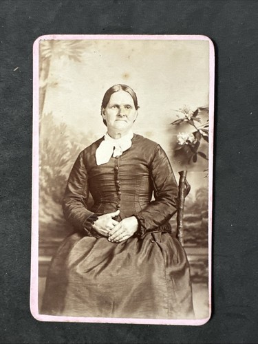 Cdv lady simple attire - cdv,