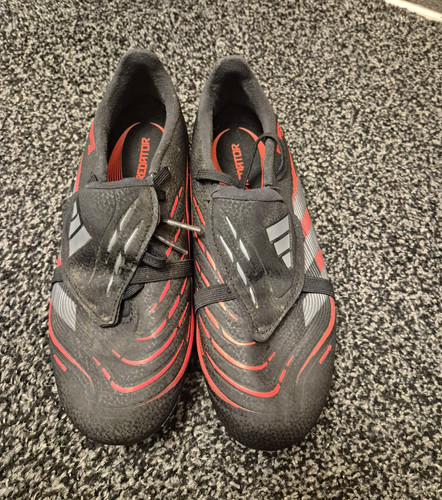 Adidas predator black red grey - predator, black/red/grey