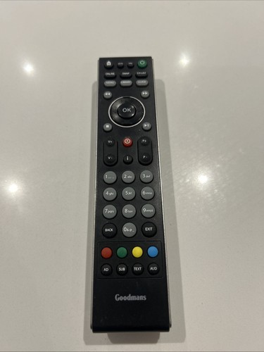 Goodmans gv102zrh remote - goodmans,