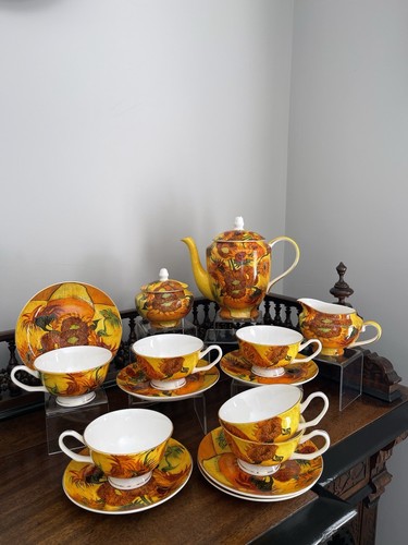 Van gogh sunflowers - gogh, coffee