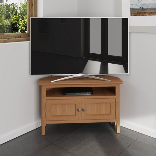 Stylish oak corner stand - stylish,