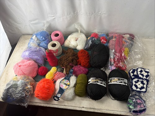 Wool job lot mix - job, bags