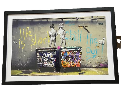 Banksy life short chill - banksy,