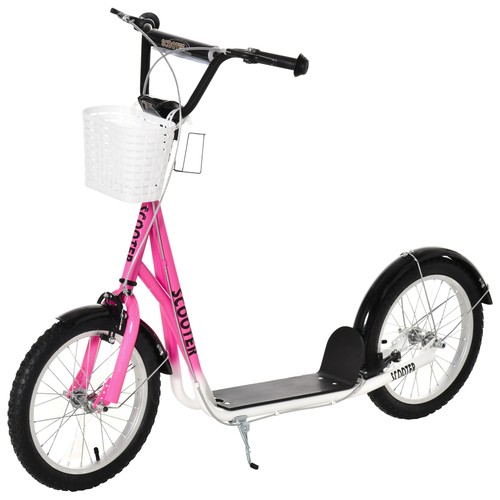 Homcom kids kick scooter - kick, teen
