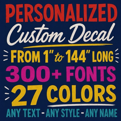 Custom vinyl decal - vinyl,