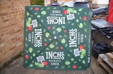 Inch's Cider Square 1.5 Metre Beer Garden Parasol Pub Table Umbrella USED VGC