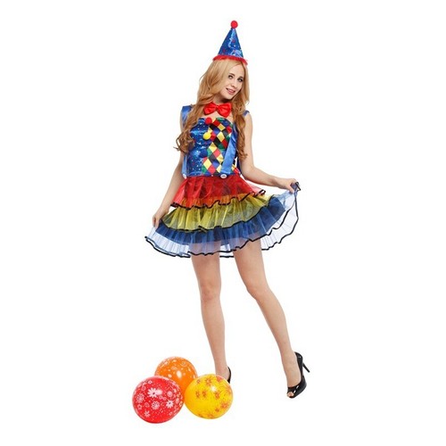 Ladies jester costume - costume, womens