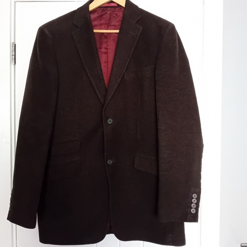 Vintage velvet dark brown - dark,
