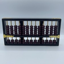 Chinese Abacus Suanpan 91 Bead 13 Rod Adding Calculator