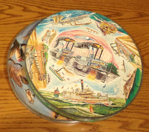 Vintage circular round - circular,