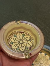 Pair Vintage Hand Painted