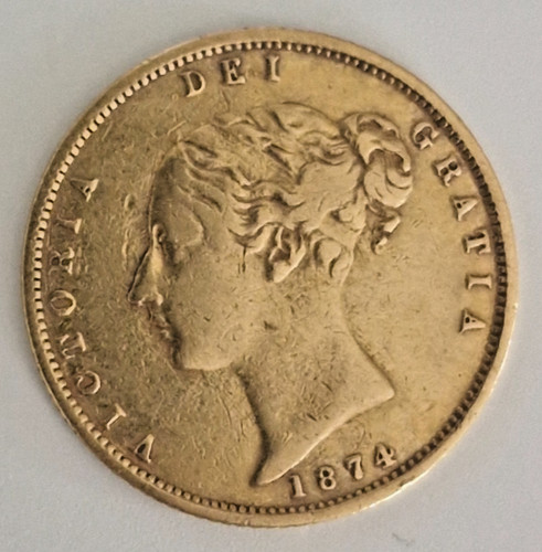 Great britain 1874 half - 1874,