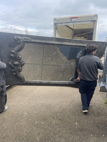 Huge baroque style mirror - baroque,