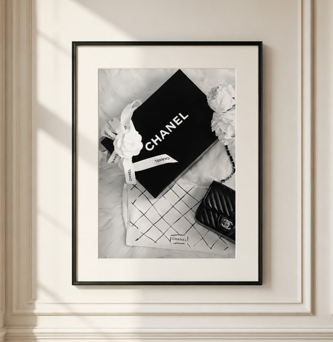 Chanel fashion wall art - fashion,