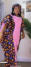 African ankara Bubu dress for women uk ,10,12,14,16,18