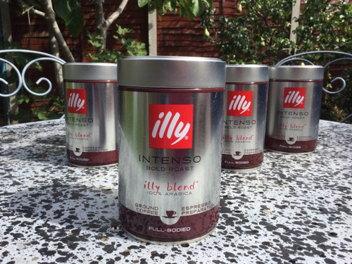 Empty illy intenso coffee - empty,