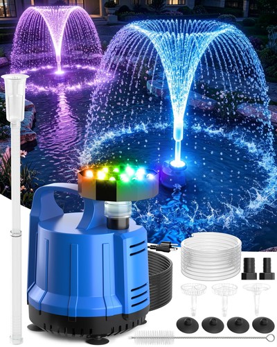 Submersible pool cover - cover, pump