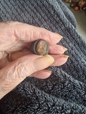 Ancient Roman bronze ring with