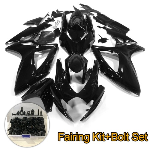 Gloss black fairing kit - black,