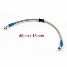 45cm/18" M10 Brake Oil Hose Line Banjo Fitting Stainless Steel End K3 T9
