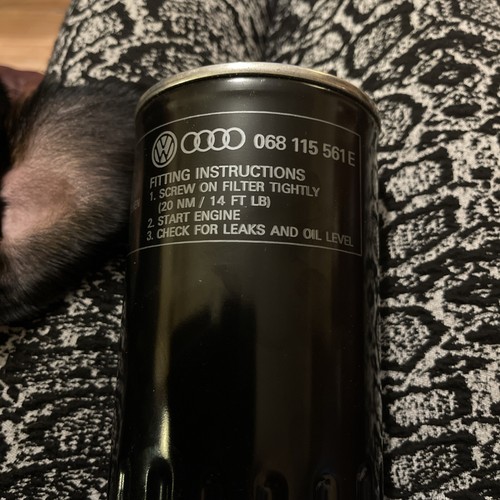 Engine oil filter golf - engine,