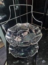 Vintage Silver Metal Cake Stand