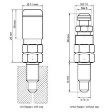 3x stahlbus bleeder screw with