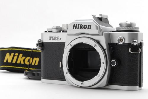 Top mint nikon fm3a - nikon, silver