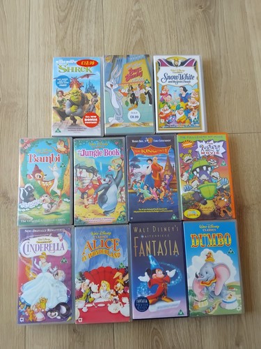Job lot children - job, vhs