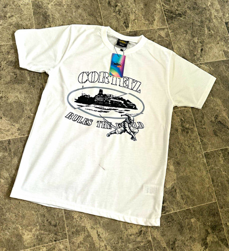 Corteiz men white graphic - corteiz,