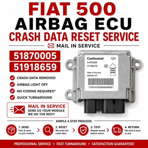 Fiat 500 airbag ecu - fiat,