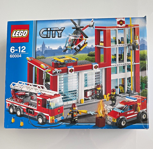 Lego city 60004 fire - fire, station