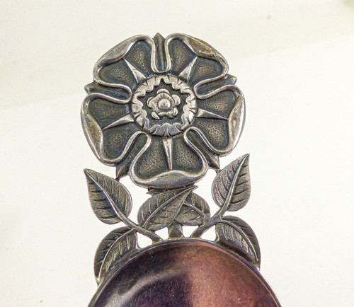 Sterling silver caddy spoon - sterling,