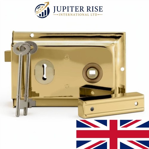 Traditional rim lock 4 - lock, 6