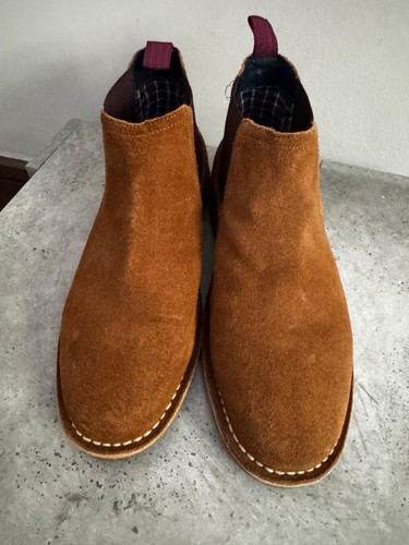 Ben sherman men tan suede - sherman,