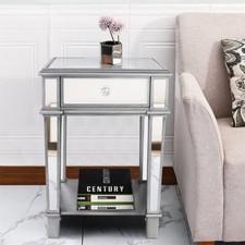 Italian Mirrored Nightstand