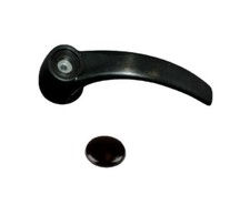 T25 Transporter Sliding Door Interior Handle With Cap Cover Type 25 Van in Black